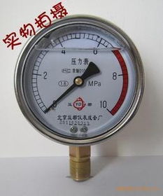 耐震压力表 YN60专业生产，上海人民开关厂匠心制造